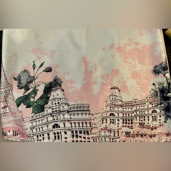 French Paris Motif Dress Fun & Classy Size S Belt/purse sold separately - Picture 6 of 7